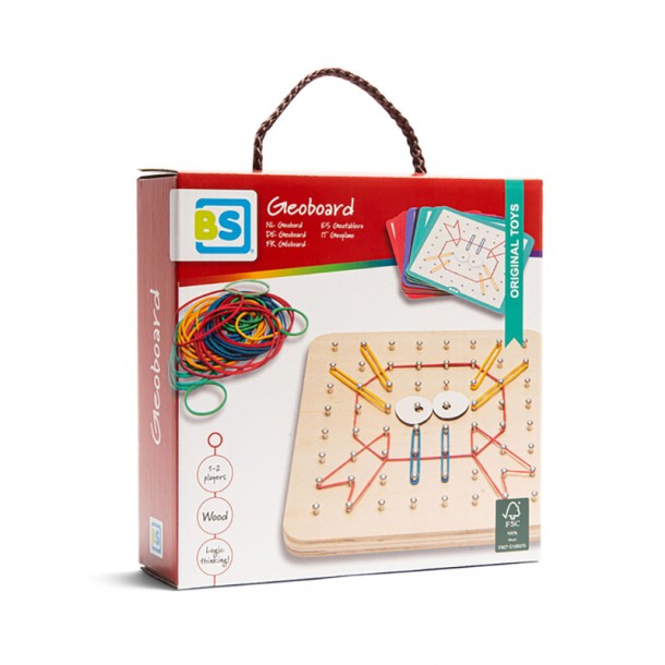 Δημιουργικός Πίνακας Με Λαστιχάκια Bs Toys GA438