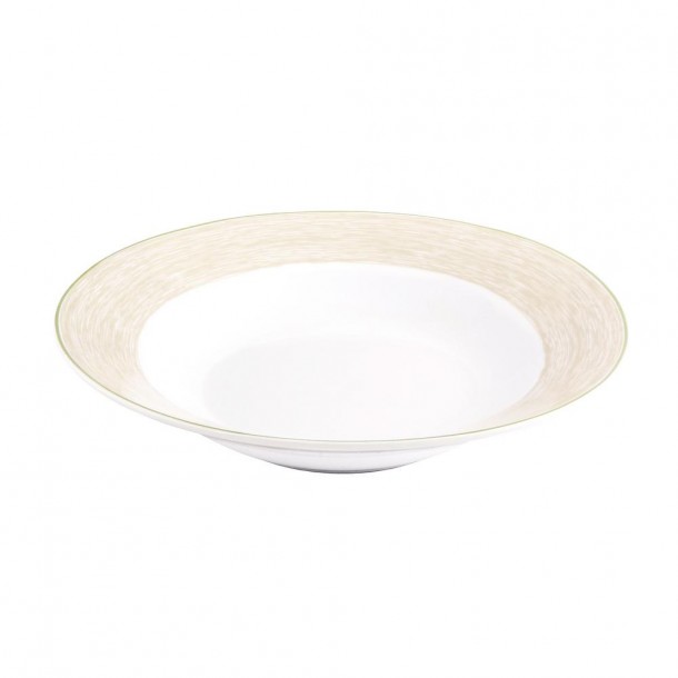 Πιάτο Βαθύ Πορσελάνης Elegancy Beige 23εκ. Oriana Ferelli NW24010012