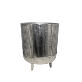 Σαμπανιέρα Αλουμινίου Ασημί ESPIEL 23xx23x29εκ. FLA340