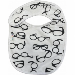 Σαλιάρα Αδιάβροχη Βαμβακερή Mε Velcro Γυαλιά akuku A1300