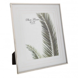 Κορνίζα Μεταλλική Ασημί-Λευκό 20x25εκ. iliadis 89426