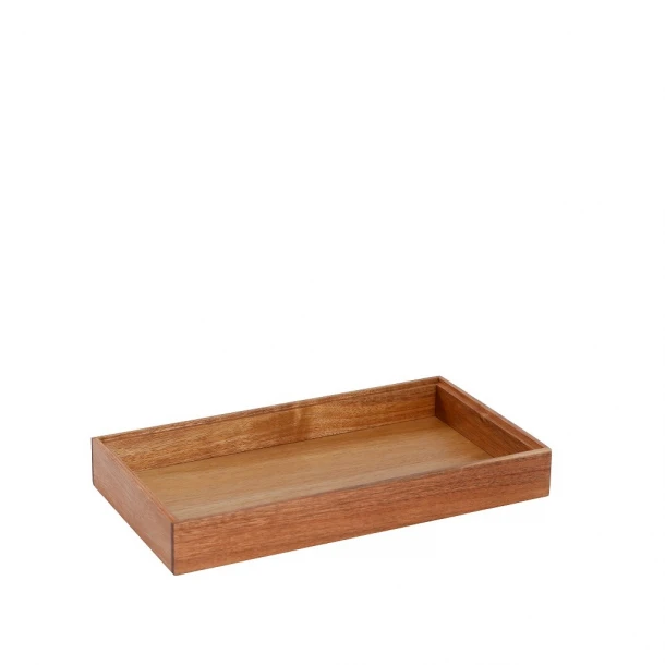 Κουτί Ξύλινο Ακακίας Στοιβαζόμενο ESPIEL 32,5x17,6x4,5εκ. BUK107