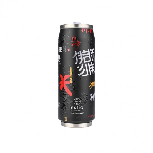 Θερμός-Ποτήρι Ανοξείδωτο Tokyo Underground Save The Aegean Estia 500ml-7x19εκ. 01-22648