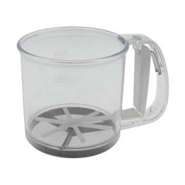 Κόσκινο Πλαστικό Με Ανοξείδωτη Σίτα 400gr-10,5εκ. Metaltex 16-115010