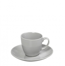 Φλυτζάνι Με Πιατάκι Espresso Stoneware Essentials ESPIEL 90ml OWA101K6