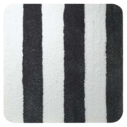 Ταπέτο Μπάνιου Polyester 60x60εκ. Linje Grey-White Sealskin 291656814