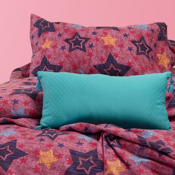 Ζεύγος Μαξιλαροθήκες Φανελένιες 53x72εκ. Asterio Dusty Pink Winter Line Kids Melinen 20003012