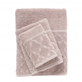 Σετ Πετσέτες 3τμχ Polycotton Best 0790 Γκρι Das Home
