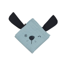 Μουσελίνα Bamboo 120x100εκ. Πολλαπλών Χρήσεων Ζωάκι Μπλε 18308016120OS