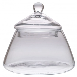 Βάζο Με Καπάκι Γυάλινο Διάφανο 17x17εκ. iliadis 89256