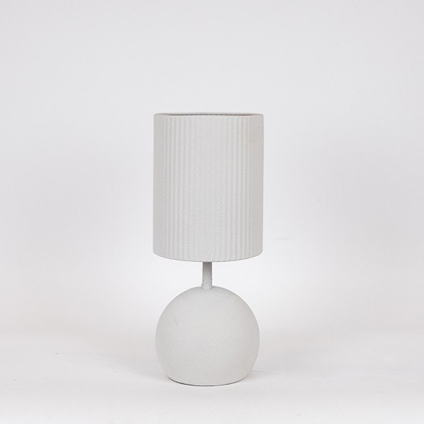 Φωτιστικό Επιτραπέζιο Μεταλλικό Λευκό 19x45εκ. ESTHETI 814-40013