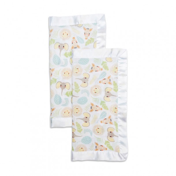 Νάνι Σετ 2τμχ Luxurius Jungle 40x40εκ. Lulujo LJ080