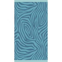Πετσέτα Θαλάσσης Βαμβακερή Velour Blue 86x160εκ. Zebra Melinen 20004872