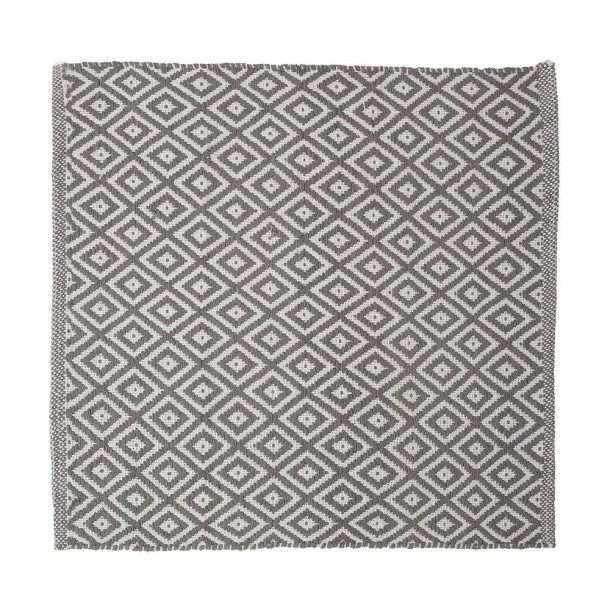 Ταπέτο Μπάνιου Υφαντό Βαμβακερό 60x60εκ. Trellis Grey Sealskin 800108