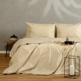 Σετ Σεντόνια Βαμβακερά Διπλά 205x270εκ. Chantal Beige Urban Line Melinen 20004523