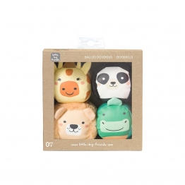 Μπαλάκι Ζωάκι Σετ 4τμχ Dooballs Jungle Little Big Friends BTL303501