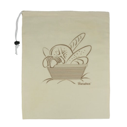 Σάκος Ψωμιού Υφασμάτινος METALTEX 34x43εκ. 16-239243