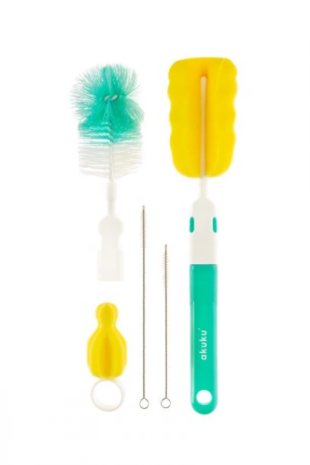 Σετ Βουρτσάκια Καθαρισμού Μπιμπερό Και Αξεσουάρ akuku A0410