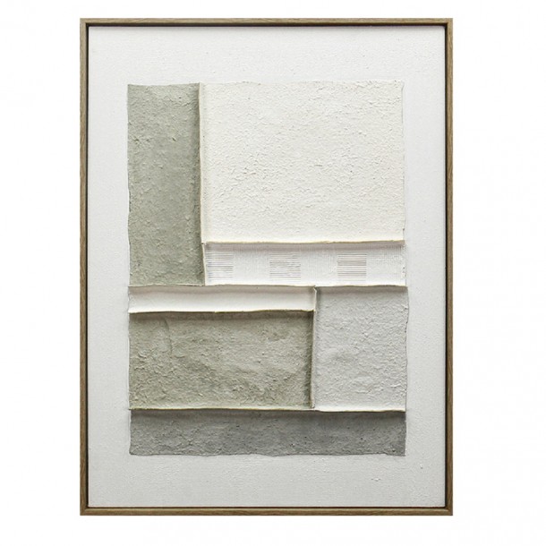 Πίνακας Χειροποίητος Καμβάς Mdf-Ps Plastic Multi ESPIEL 60x2,9x80εκ. FAL331