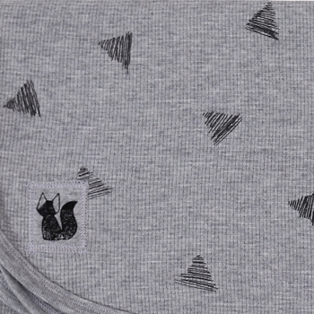 Κουβέρτα Πικέ Βαμβακερή 75x100εκ. Grey Minene 10221003720OS