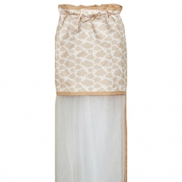 Κουνουπιέρα Λίκνου Nylon-Βαμβακερή 160x360εκ. Sheep Εκρού 85293