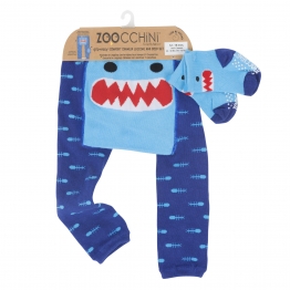 Σετ Παντελόνι & Κάλτσες Grip Easy Crawler Sherman the Shark 6-12 Μηνών Zoocchini ZOO12501-6m-12m