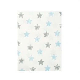 Πάνα Χασές Μπεμπέ 80x80εκ. Star 104 Sky Blue Dimcol