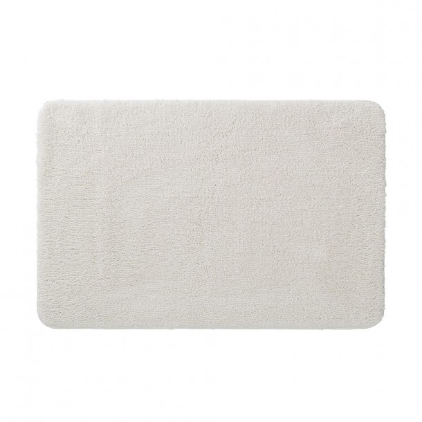 Ταπέτο Μπάνιου Αντιολισθητικό Polyester 60x90εκ. Cosima Off-White Sealskin 800632