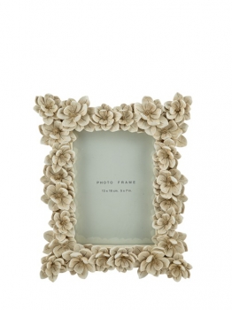 Κορνίζα Polyester Με Λουλούδια Μπεζ 13x18εκ. Zen Collection 25.50.52351