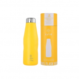 Θερμός-Μπουκάλι Ανοξείδωτο Pineapple Yellow Flask Save The Aegean Estia 500ml-7x7x22,3εκ. 01-9007