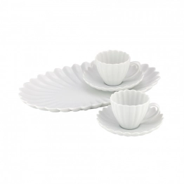 Σετ Καφέ 3τμχ Πορσελάνης WM Collection 19x28εκ. Lotus