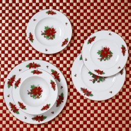 Χριστουγεννιάτικο Σερβίτσιο Σετ 20τμχ Πορσελάνης Poisentia CRYSPO TRIO 06.241.40