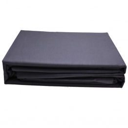 Ζεύγος Μαξιλαροθήκες Βαμβακερές 50x70εκ. Dark Grey 24home