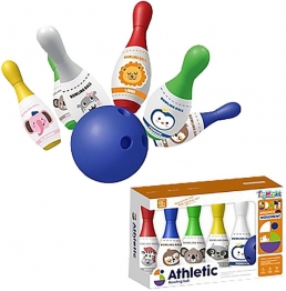 Bowling Με 6 Κορίνες 29x13x19εκ. Toy Markt 71-3460