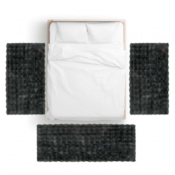 Χαλί Faux Fur 75x200εκ. Essential 3125 Graphite Greenwich Polo Club