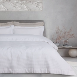 Κουβερλί Microfiber Μονό 160x240εκ. Happy 9655 White Das Home