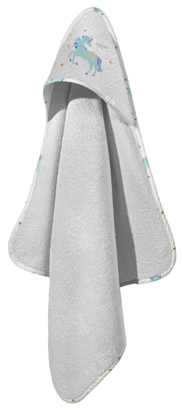 Κάπα Βρεφική Βαμβακερή Pinto Aqua 75x75εκ. Saint Clair