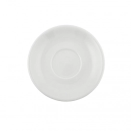 Πιατάκι Για Φλυτζάνι Ζεστής Σοκολάτας Πορσελάνης Λευκό Conical Oriana Ferelli PR1094B400