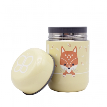 Θερμός Φαγητού Με Κουτάλι Αλεπού 300ml Bbluv B0122-F