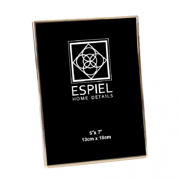 Κορνίζα Μεταλλική Χρυσή ESPIEL 20x25εκ. FAM752