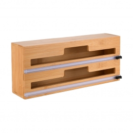Επιτοίχια Πολυθήκη Bamboo Essentials 35x7,5x15εκ. Estia 01-28336