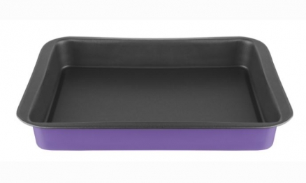 Ταψί Αλουμινίου Αντικολλητικό Μωβ 41x33x6εκ. Colors PAL 040.000462