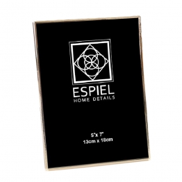 Κορνίζα Μεταλλική Χρυσή ESPIEL 20x25εκ. FAM752