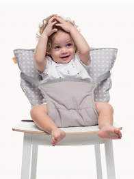 Φορητό Κάθισμα Φαγητού-Βόλτας Pocket Chair Γκρι Αστέρια Baby To Love BTL301736