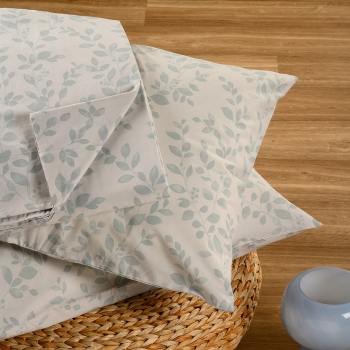 Σετ Σεντόνι Με 2 Μαξιλαροθήκες Polycotton King Με Λάστιχο 180x200+32εκ. Botan Aqua Casual Line Mini Melinen 20004865