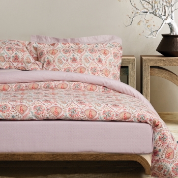 Σετ Σεντόνια Polycotton Μονά Με Λάστιχο 120x200+35εκ. Casual 5437 Multicolor Das Home