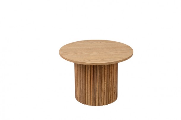 Τραπεζάκι Στρογγυλό Καφέ 50x35εκ. Zen Collection 24.13.50173