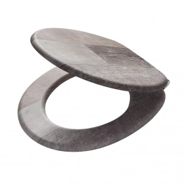 Καπάκι Λεκάνης MDF Old Wood Brown 45,9x37,7x5,5εκ. Tiger 800611