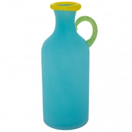 Βάζο Χειροποίητο Γυάλινο Σιέλ 14x7x31εκ. iliadis 90118