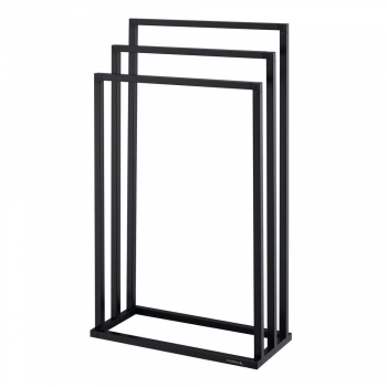 Κρεμάστρα-Πετσετοθήκη Μεταλλική 45x21x84εκ.Tube Black Sealskin 800198